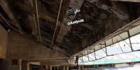 تصویری از وضعیت فاجعه‌بار سقف ورزشگاه آزادی