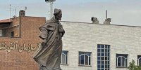 رونمایی از بزرگترین مجسمه برنزی تهران  + عکس