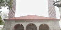 حجاب همسر و دختران علی‌اف در افتتاح مسجد تاریخی شوشا+عکس
