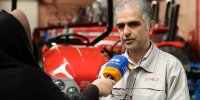 رونمایی از تراکتور شالیزاری در تراکتورسازی ایران با حضور رئیسی