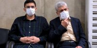 تصویری پسر شهید احمدی روشن در دیدار با رهبر انقلاب