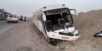 تصادف خونین در جاده سبزوار/ حال مسافران اتوبوس وخیم شد