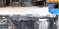 بی احتیاطی راننده تانکر موجب آتش سوزی نفت آفتاب شد
