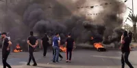 سفارت سوئد در بغداد به آتش کشیده شد/هجوم هواداران جریان صدر  به داخل سفارت