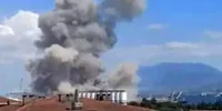 دود مسکو را فرا گرفت/ منطقه کامل تخلیه شد + عکس