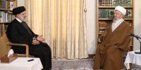رئیسی با آیت الله مکارم شیرازی دیدار کرد