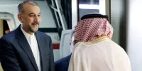 عکسی عجیب؛ عربستان اینطوری از امیرعبداللهیان پذیرایی کرد/ عکس