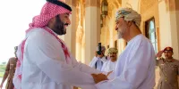 ولیعهد سعودی با سلطان عمان دیدار کرد