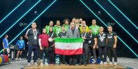 تیم وزنه‌برداری ایران سوم جهان شد