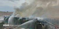 آتش‌سوزی نیروگاه اصفهان خسارت جانی نداشت