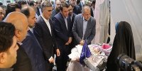 بازدید فرزین از غرفه بانک سپه در نمایشگاه تلاش با برکت