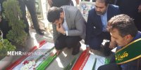 وزیر راه و شهرسازی به مقام شامخ شهدای اصفهان ادای احترام کرد