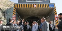 افتتاح مسیر رفت منطقه ۲ آزادراه تهران-شمال/کلنگ زنی فاز سوم پروژه