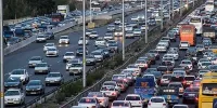 ترافیک سنگین در محورهای چالوس در محدوده تونل کندوان