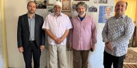 عیادت معاون سیما از محمد فیلی بازیگر پیشکسوت سینما و تلویزیون