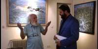 مدیرکل هنرهای تجسمی به دیدار حسین محجوبی رفت