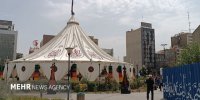 در این خیمهضیافت نقش و آینه برپاست/ساخت ذوالجناح با آینه‌کاری