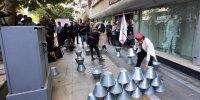 دلدار دلوار در پیاده‌رو اجرا شد/شکل‌گیری تابلوهای نقاشی با مردم