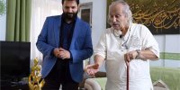 مدیرکل هنرهای تجسمی با خسرو روشن خوشنویس دیدار کرد