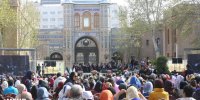 وزیر امورخارجه میهمان تور پیاده‌روی میدان مشق شد