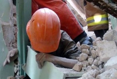 مرگ تلخ کارگر ساختمانی بر اثر ریزش آوار