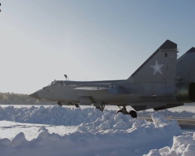 تصاویر | عکس‌های جدید از جنگنده میگ-۳۱ فاکس‎هاوندهای ارتقا یافته در نیروی هوایی روسیه