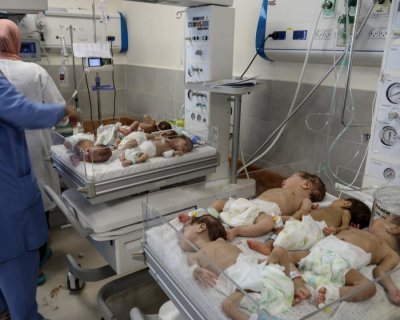 تلخ‌ترین تصاویر از غزه ؛ ۳۱ نوزاد نارس به جنوب غزه منتقل شدند