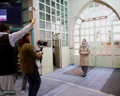 تصاویر | حجاب مجری مشهور روسیه در خانه امام خمینی
