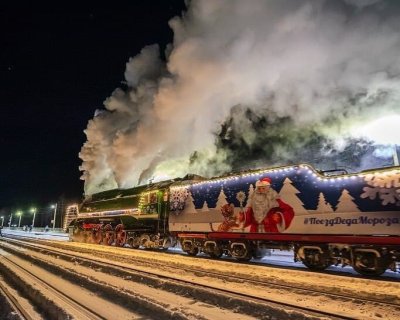 تصاویر | پوتین با این قطار برای روس‌ها پیام می‌فرستد