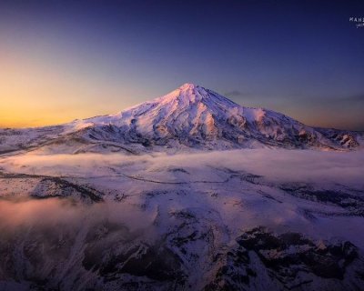 تصاویر | قله زیبای دماوند در اولین روز سال ۱۴۰۳