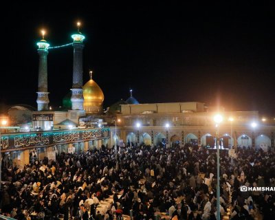 مراسم احیای شب بیست و سوم ماه مبارک رمضان در حرم حضرت عبدالعظیم |تصاویر
