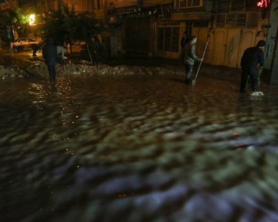 وضعیت خیابان های یزد پس از بارش شدید باران | تصاویر