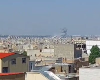افتادن تکه ای از پرتابه جاسوسی اسرائیلی درحیاط یک خانه+ عکس