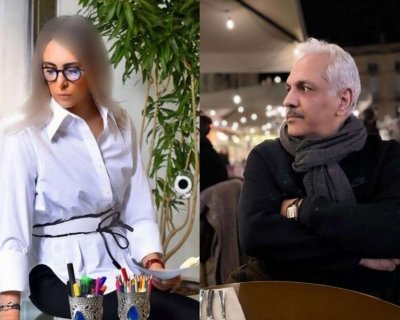 قاب عاشقانه مهران مدیری با همسر دوم و جوانش + عکس