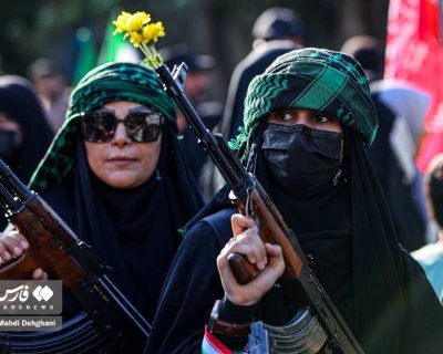 قاب‌های متفاوت از حضور زنان در رزمایش جانفدا در کرج + تصاویر