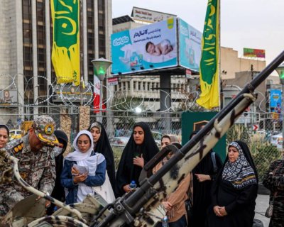 آموزش شلیک با ضدهوایی به بانوان در میدان هفت تیر + تصاویر