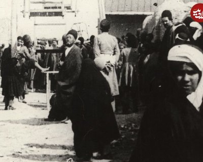 زن سوئیسی در کنار اتومبیلش در جاده اصفهان به شیراز + عکس