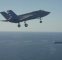 جنگنده F-35C برای نخستین بار روی ناو هواپیمابر جان اف. کندی آمریکا فرود آمد + فیلم