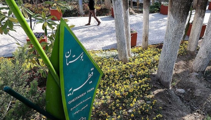 عکس | اقدام جدید و عجیب زاکانی در مقابل پارک قیطریه