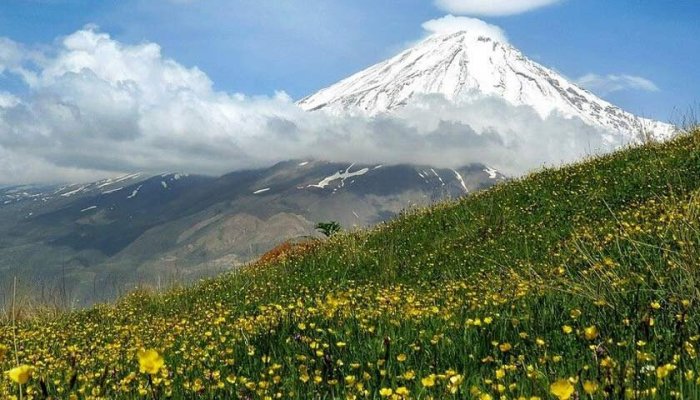 عکس | نمای زیبای قله دماوند از پارک پردیسان