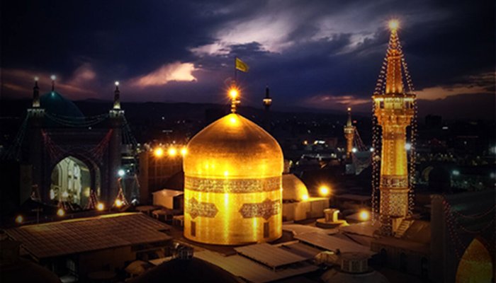 تصویر هوایی از حضور میلیونی زائران در حرم رضوی | ببینید