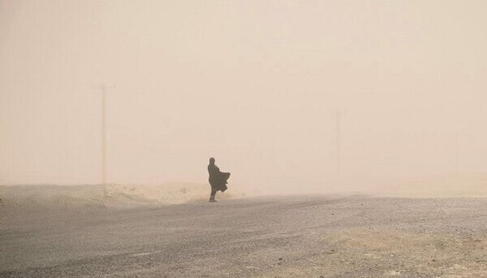 تصاویری از طوفان شن در روستای ملاعلی زابل
