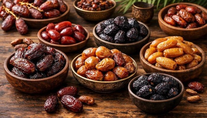 عکس | سفری به دنیای رنگارنگ خرماها  در 9 طیف