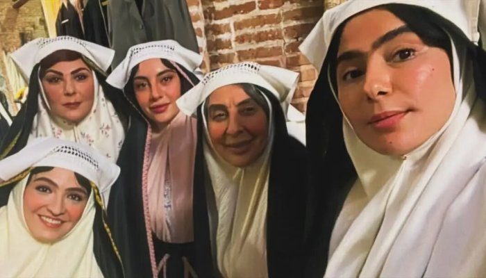 تصاویر | مرجانه گلچین، ترلان پروانه و گلاره عباسی در پشت صحنه «بامداد خمار»