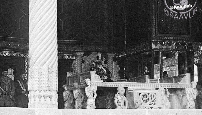 آخرین سلام نوروزی ناصرالدین شاه در نوروز ۱۲۷۵ در کاخ مرمر+عکس